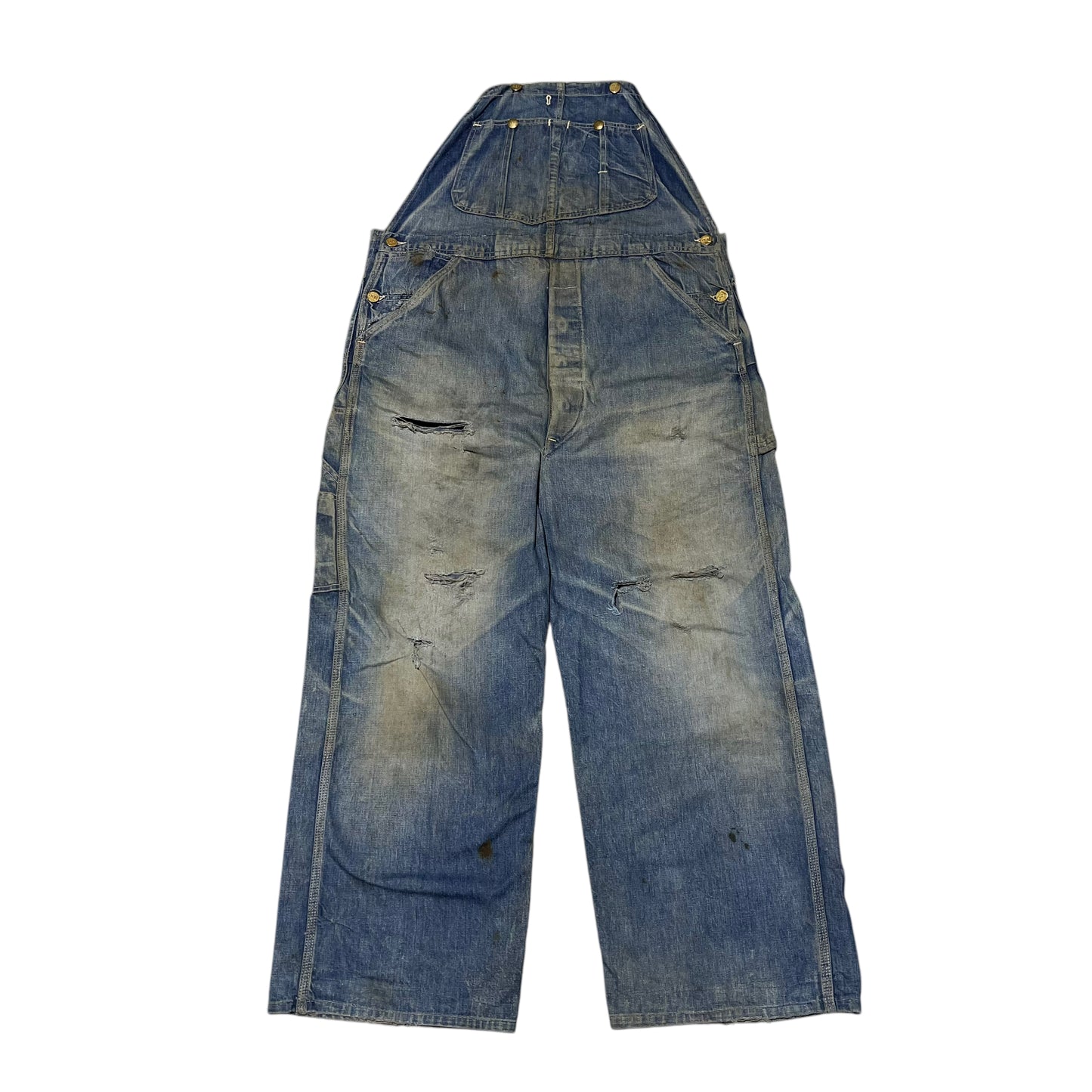 1940s Long L Lee House Label denim overalls (40w)