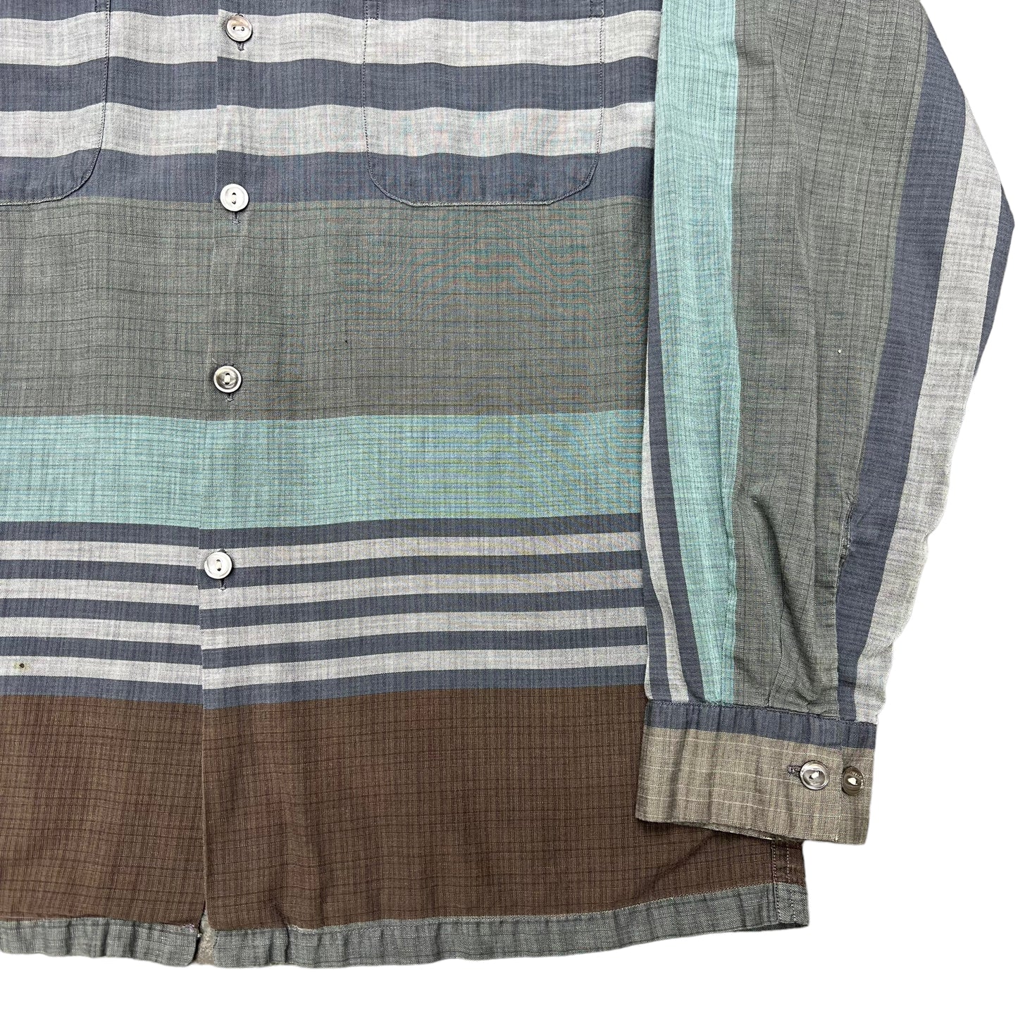 1950s McGregor cotton striped shirt (M)