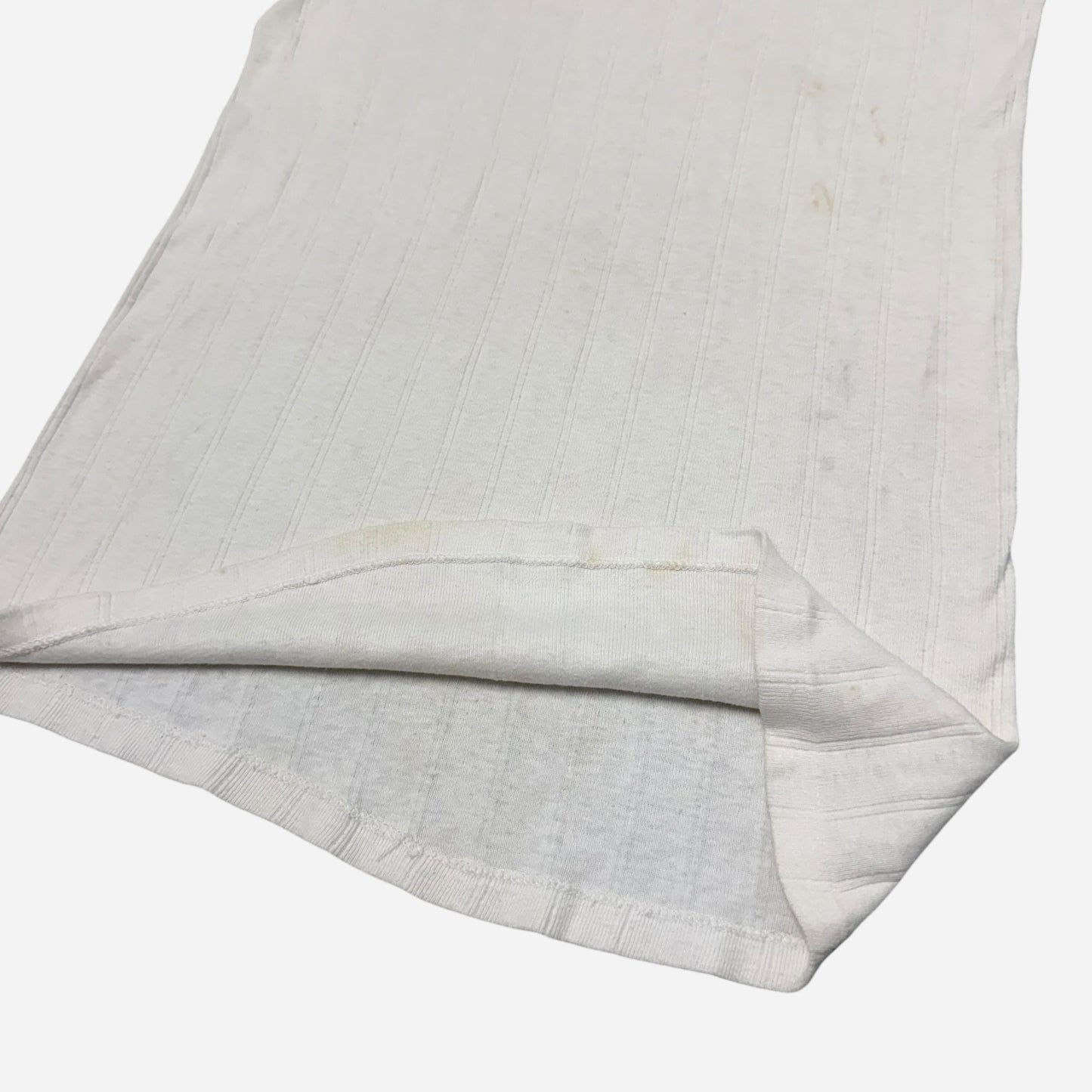 1940s Pilgrim ribbed cotton t shirt (M)