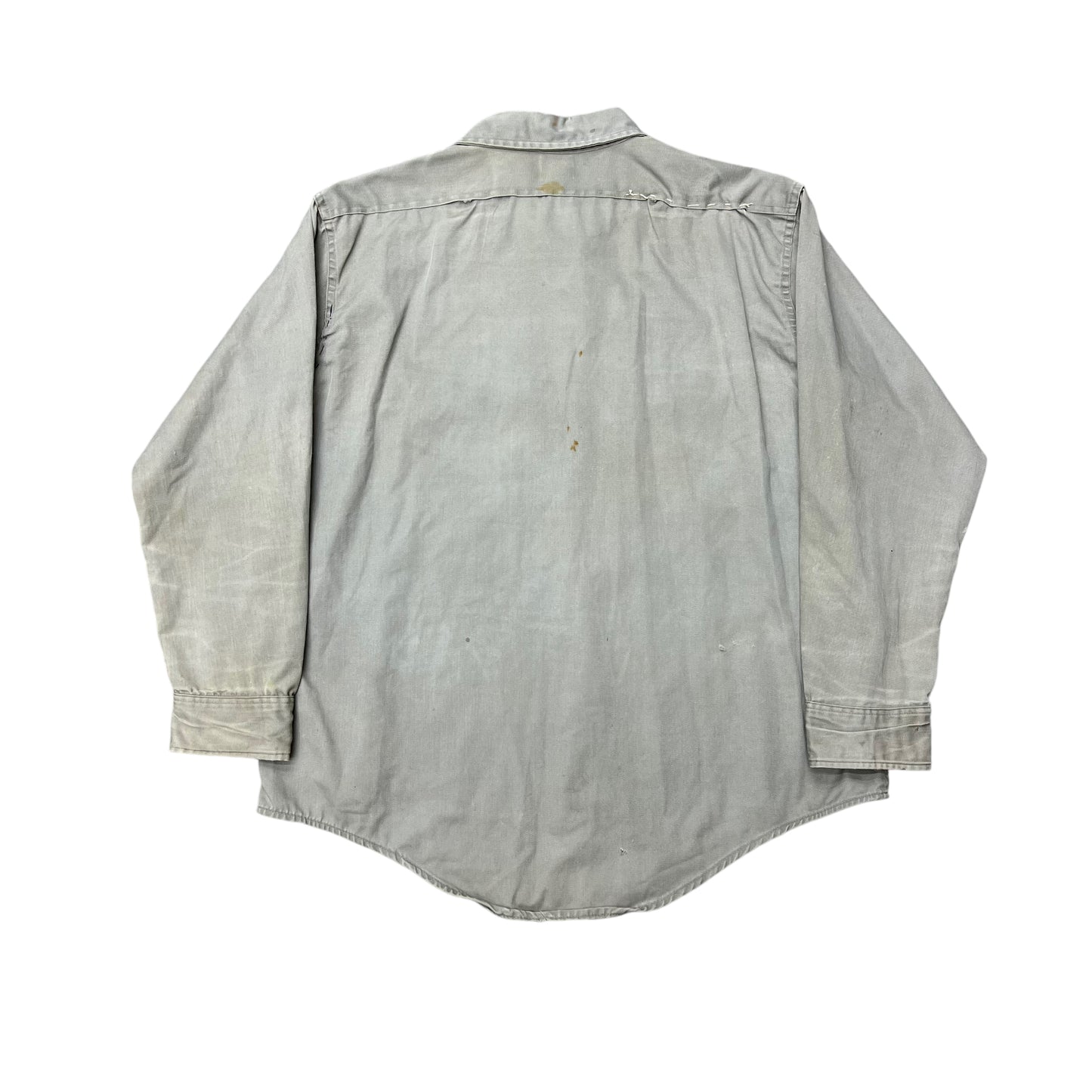 1950s Grey cotton work shirt (L)