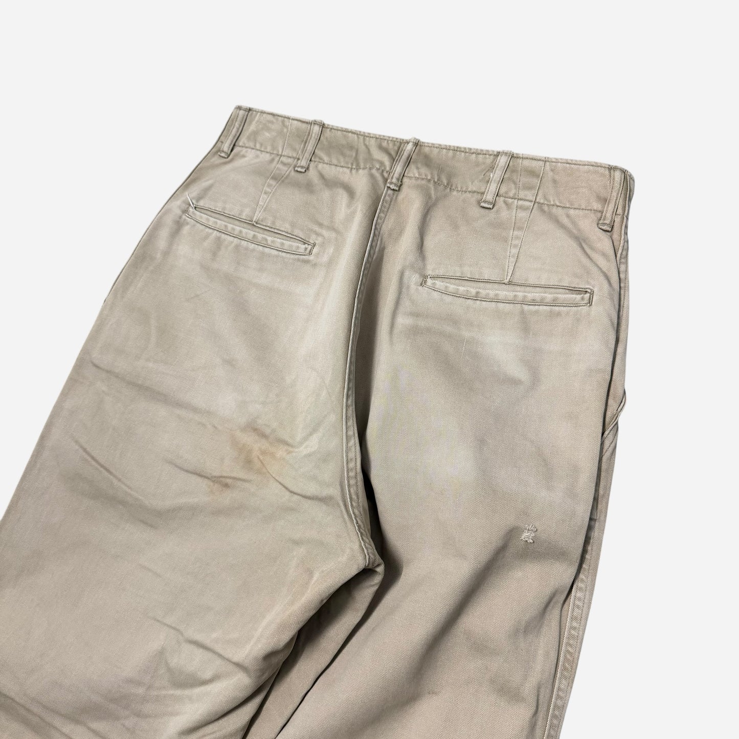 1940s WWII US Army khaki chino pants (30w)