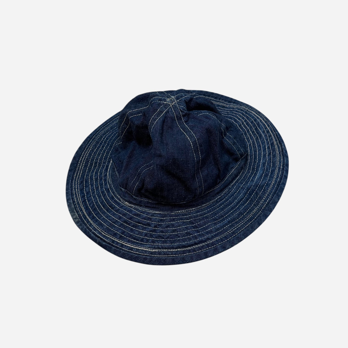 1940s US Army M1937 denim bucket hat (S)