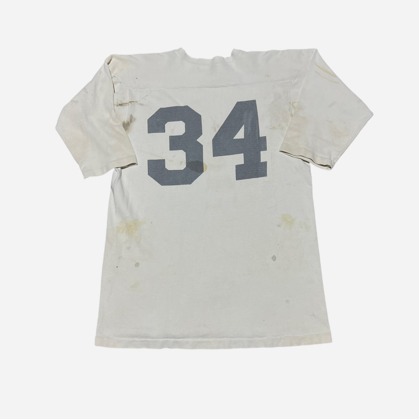 1940s 1950s White cotton jersey shirt (L)