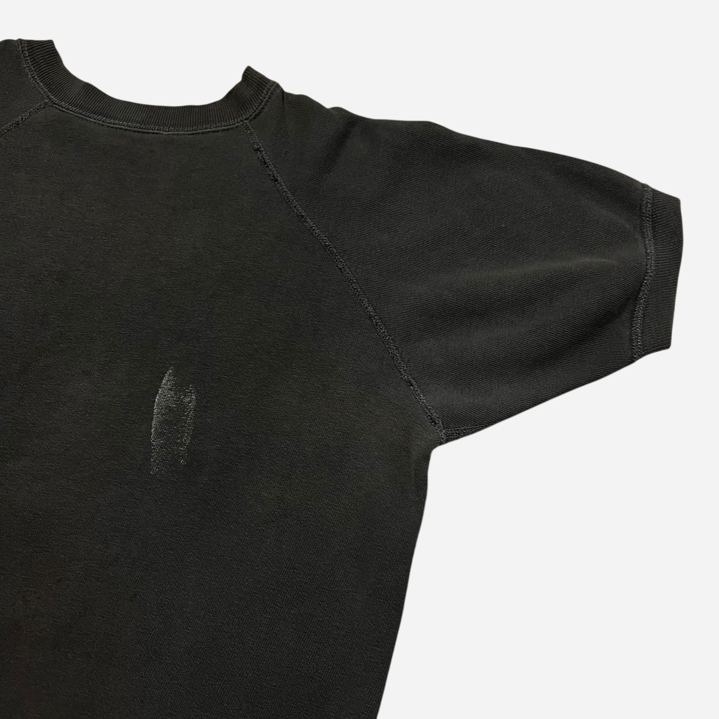 1960s Black short sleeve sweatshirt (M)