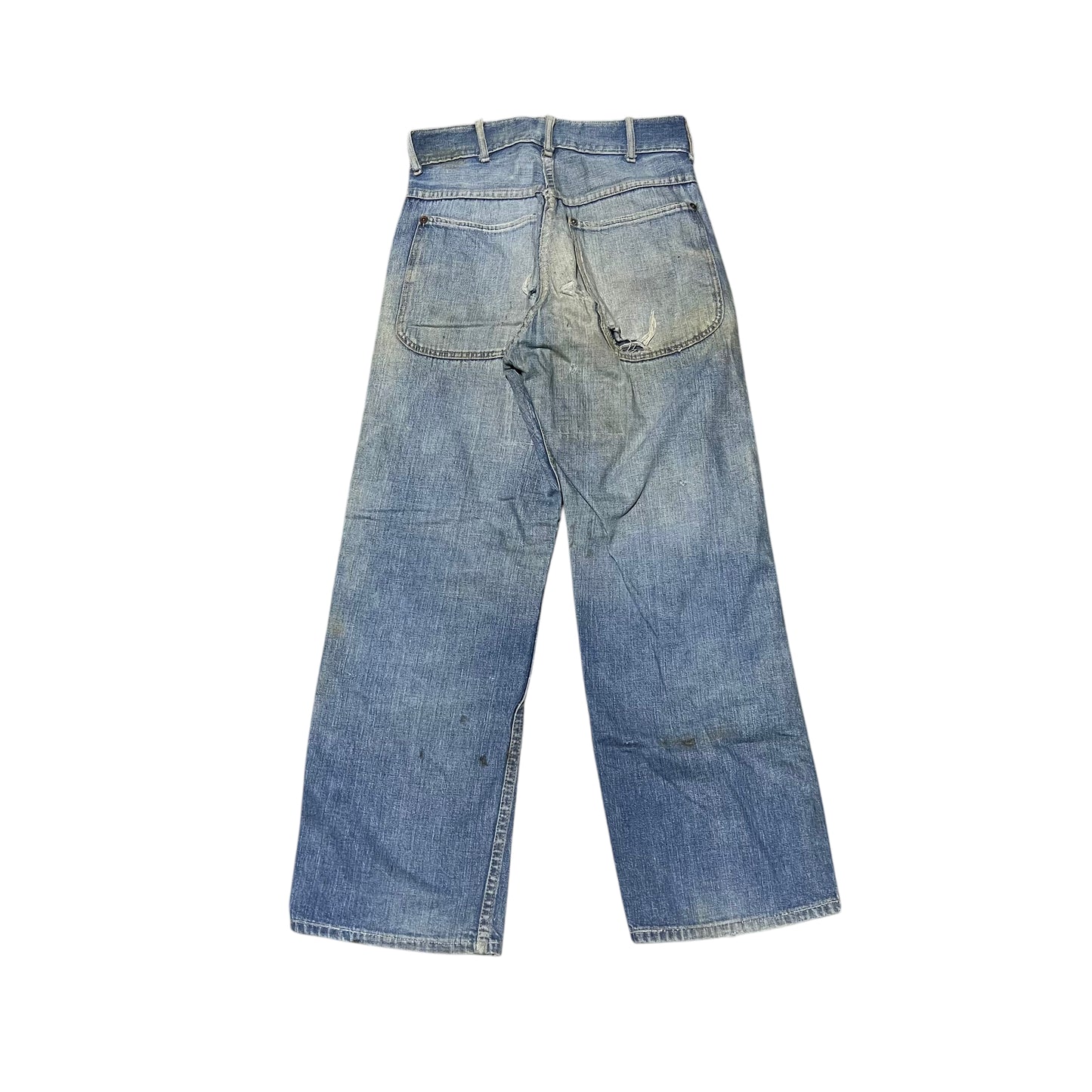 1940s Tractor donut button fly denim jeans (26w)