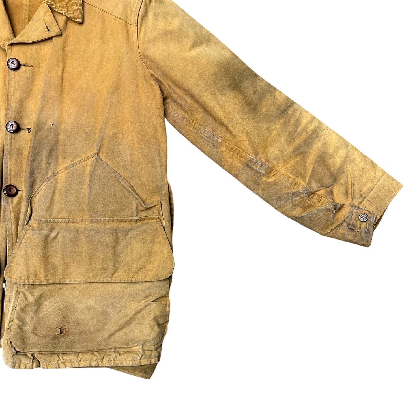 1940s Yellow canvas hunting jacket (L)