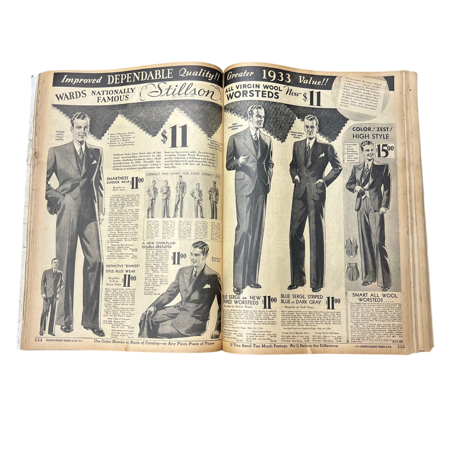 1933-1934 Montgomery Ward NRA catalog book