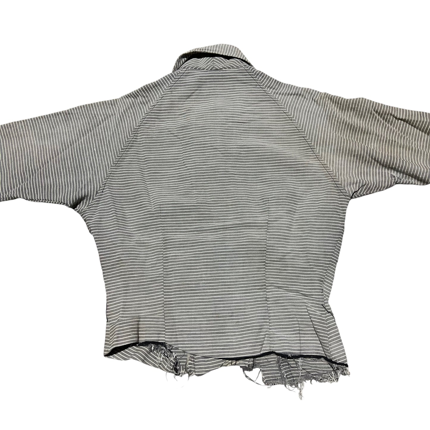 1910s Women’s black striped shirt (XS)