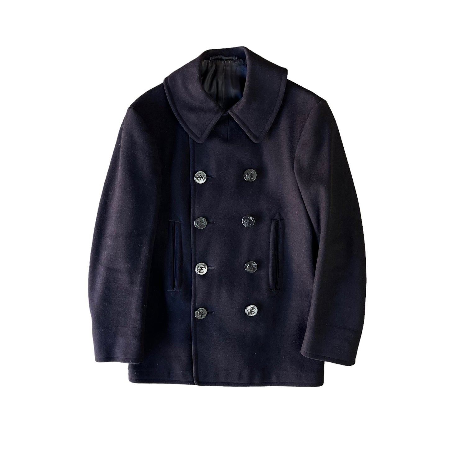 1940s WWII USN pea coat (M)