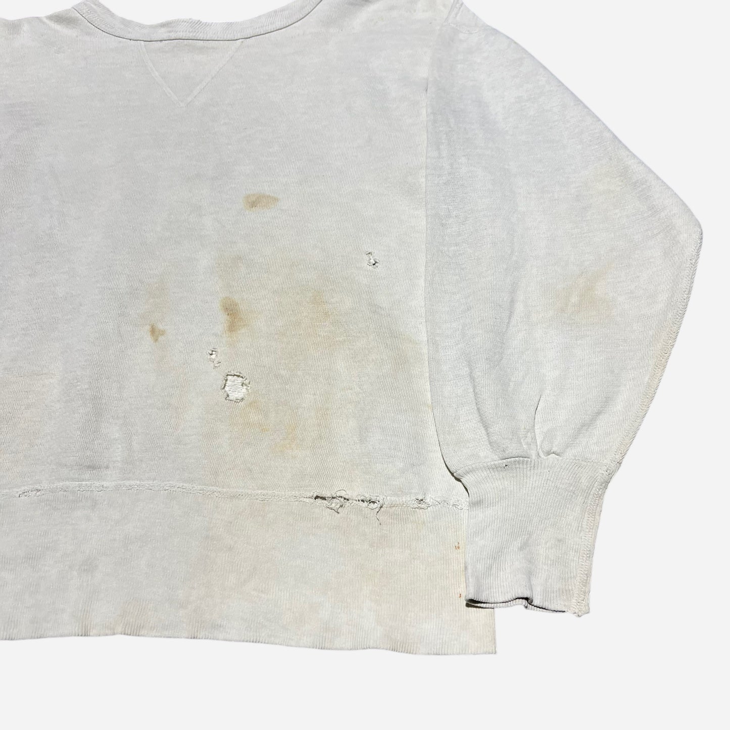 1950s Single V gray sweat shirt (S/M)