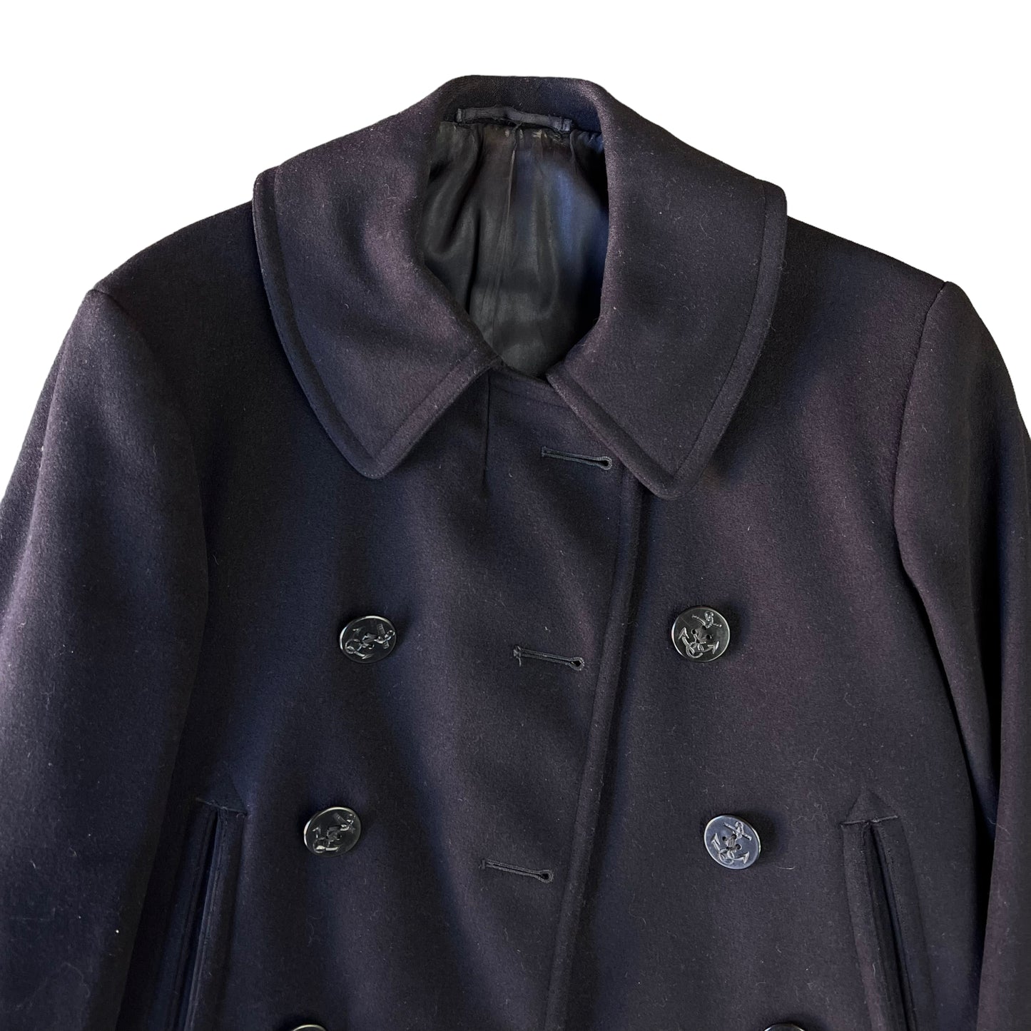 1940s WWII USN pea coat (M)