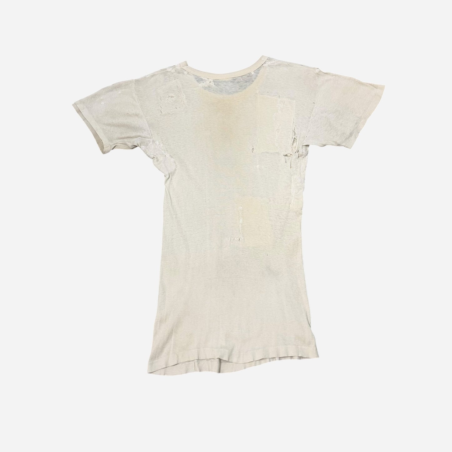 1930s Heavily repaired patchwork t shirt (M)