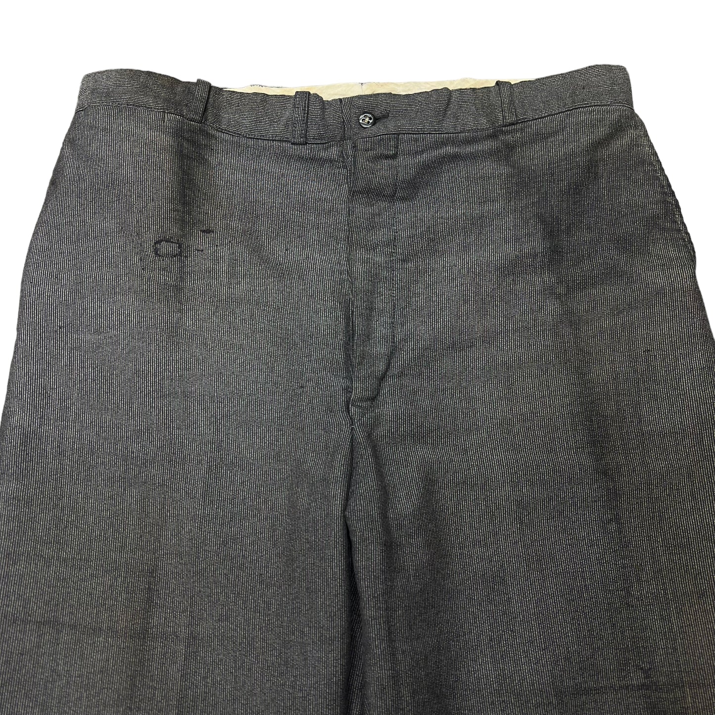 1930s 1940s Lee House Label Cone Hobart moleskin salt & pepper pants (36w)