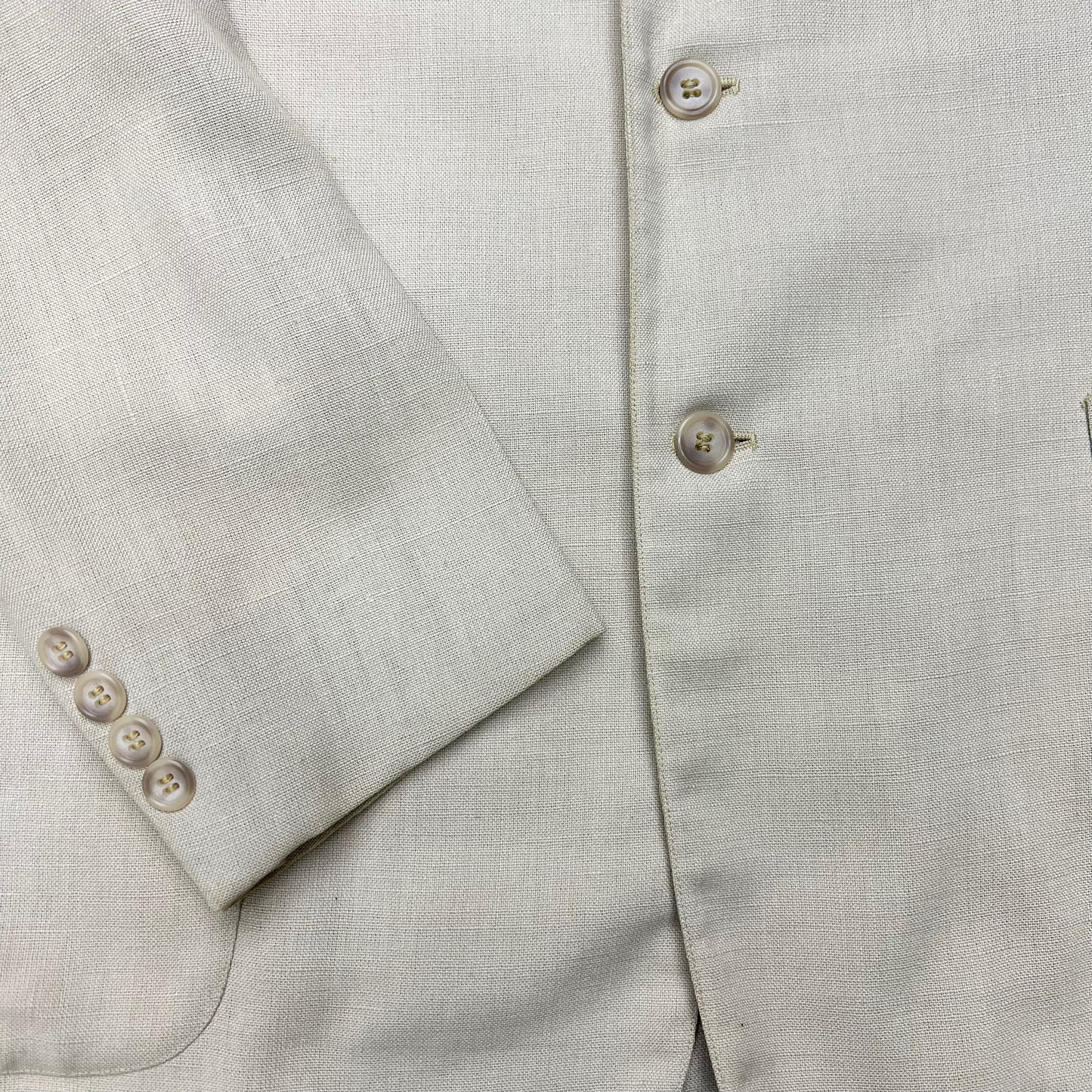 1940s Palm Beach linen summer jacket (L)