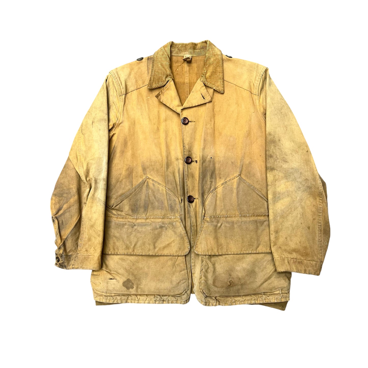 1940s Yellow canvas hunting jacket (L)