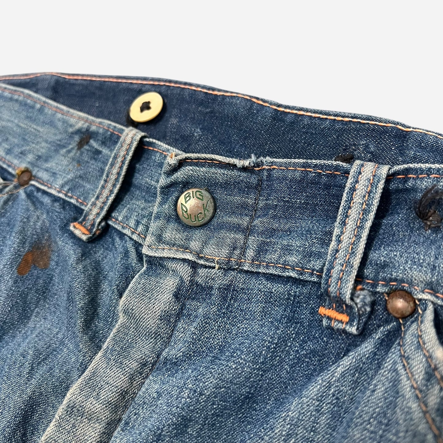 1950s Big Buck repaired carpenter jeans (34w)
