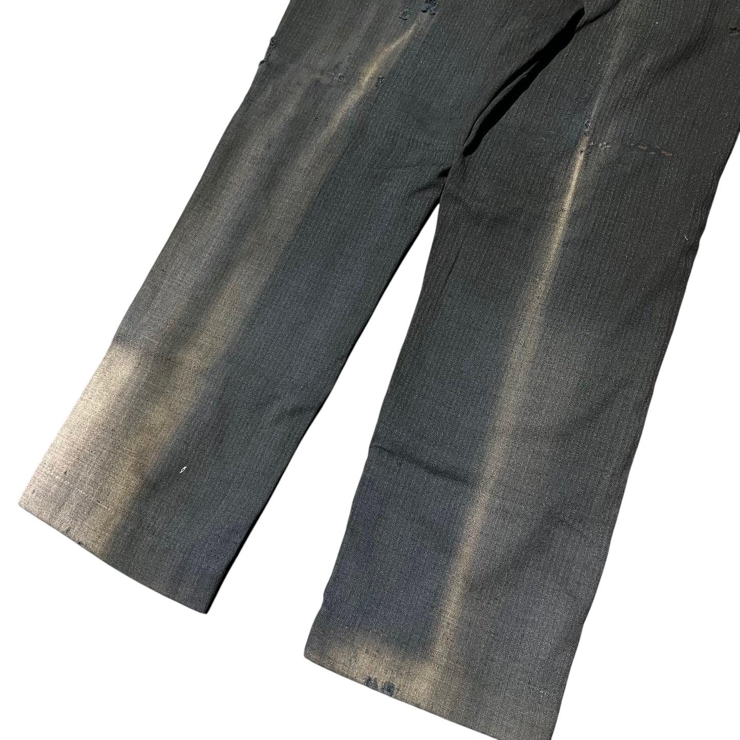 1930s Sun faded button fly wool work pants (39w)