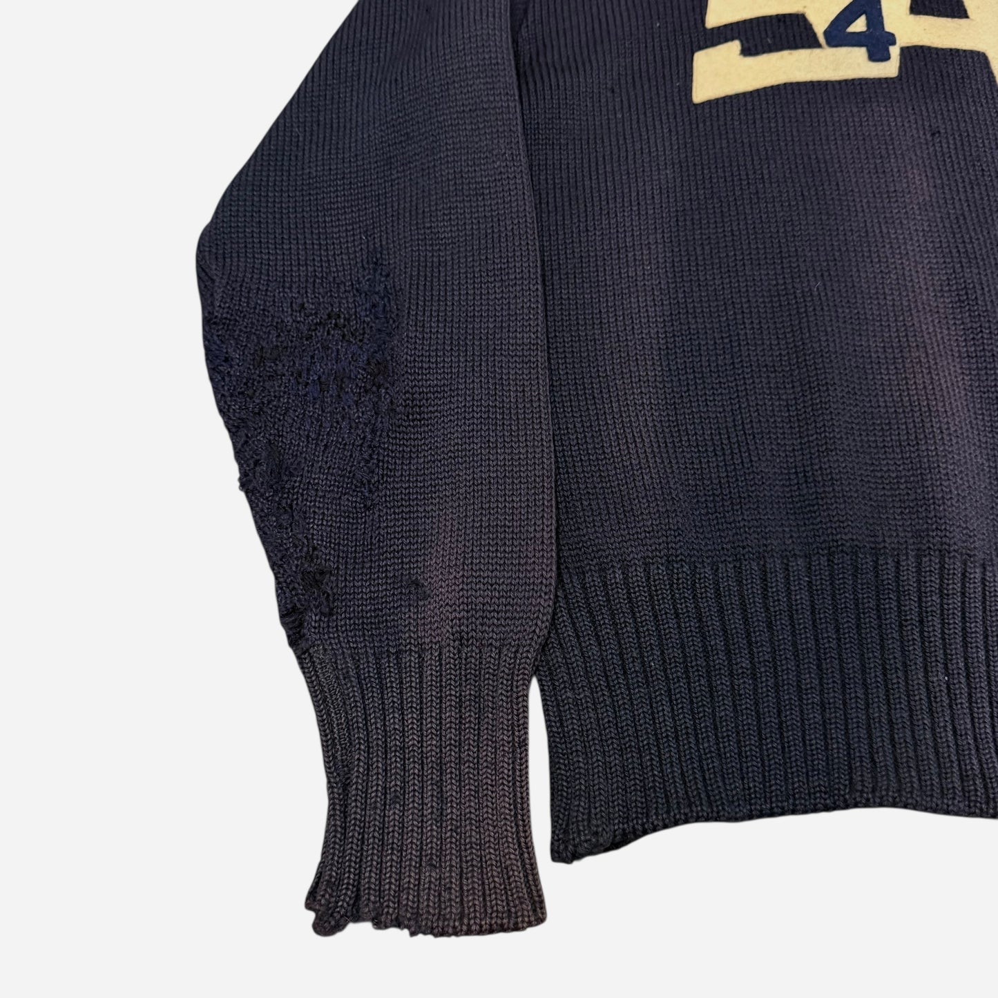 1920s 1930s Purple wool knit sun faded sweater (XS)