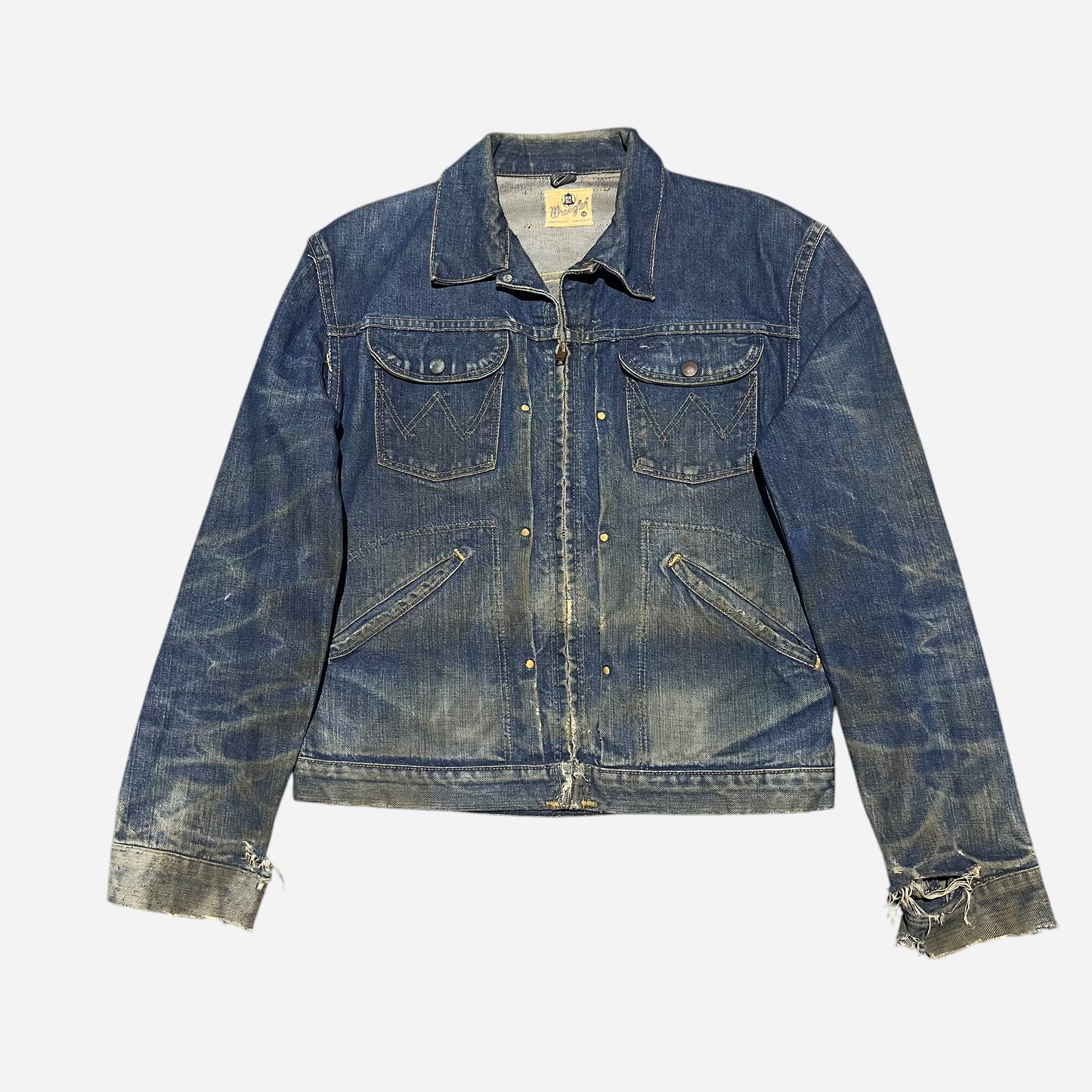 1950s Wrangler dark wash denim jacket (M)