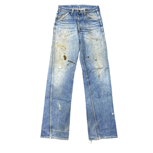 1950s Wrangler Blue Bell distressed cowboy denim jeans (30w)