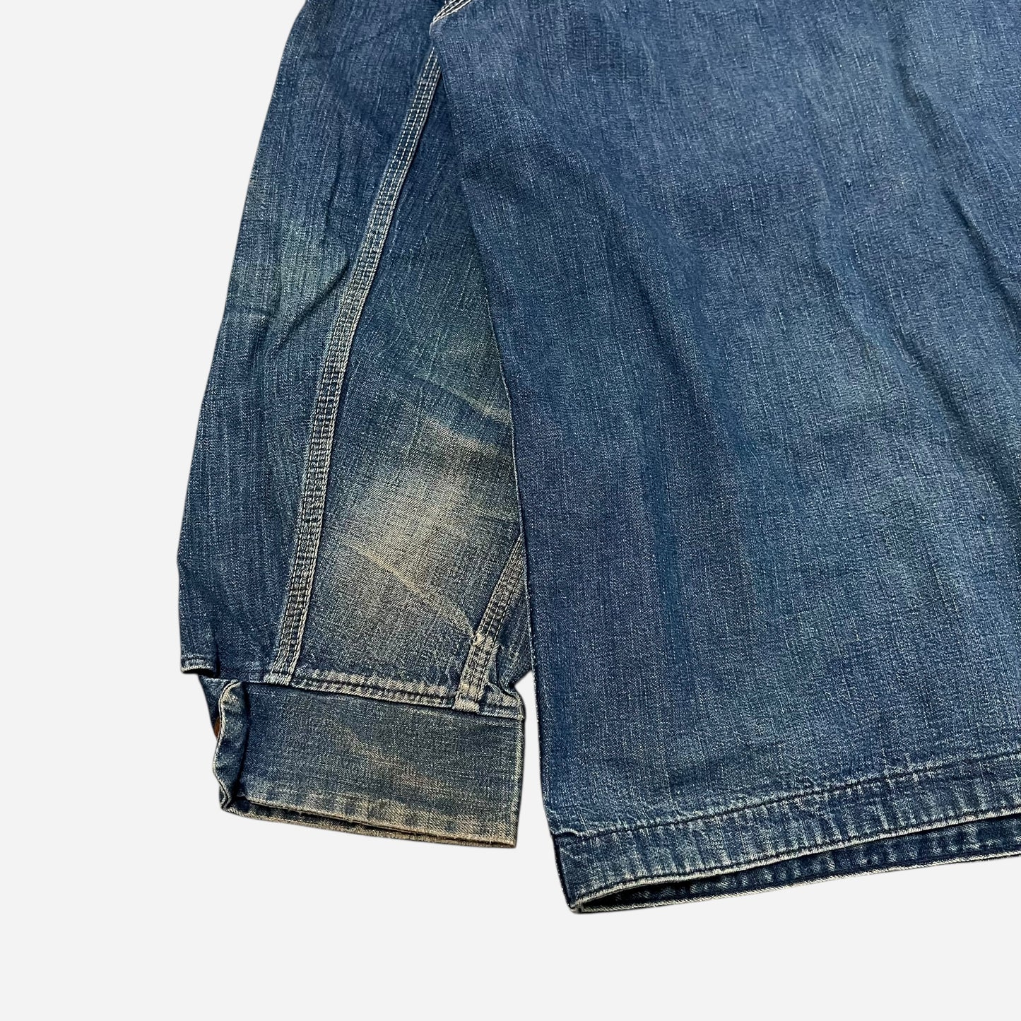 1950s Unbranded denim chore jacket (XL)