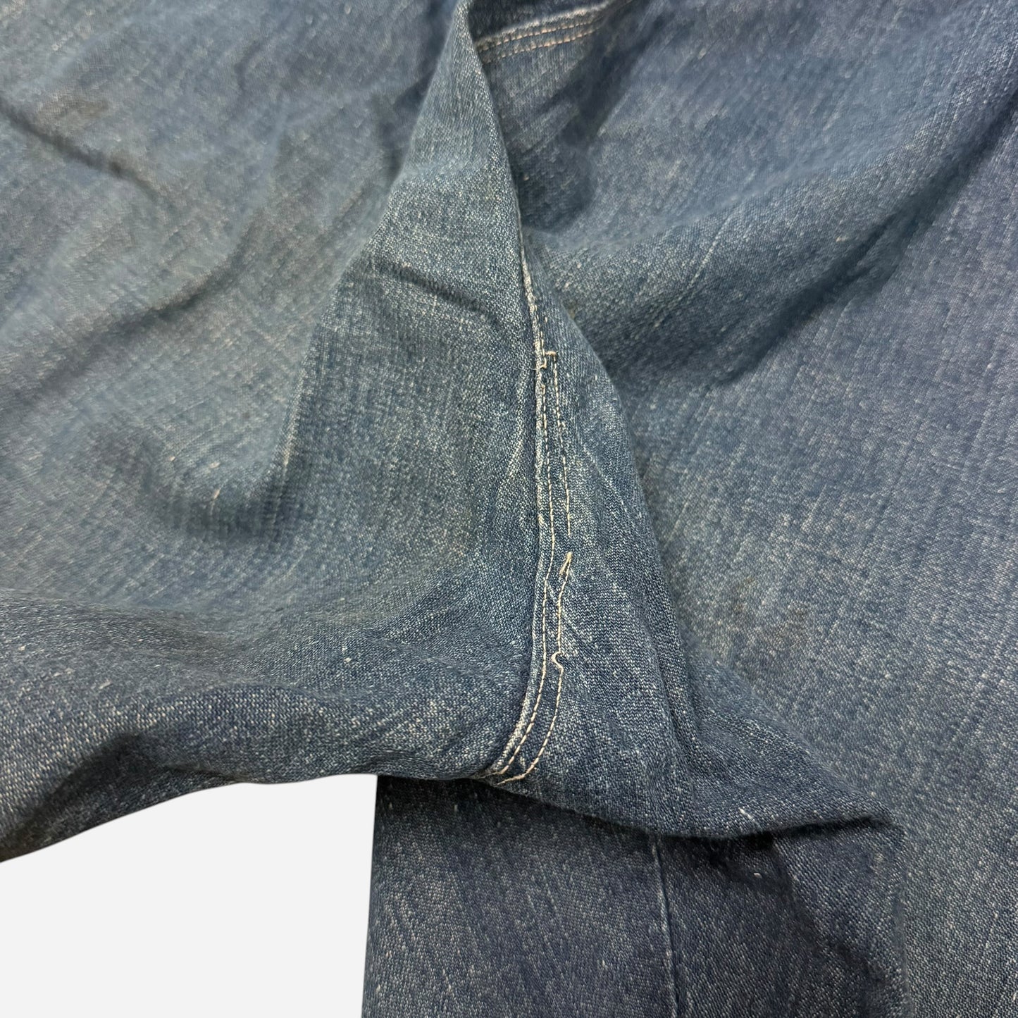 1910s Amoskeag denim split back cinch selvedge jeans (40w)