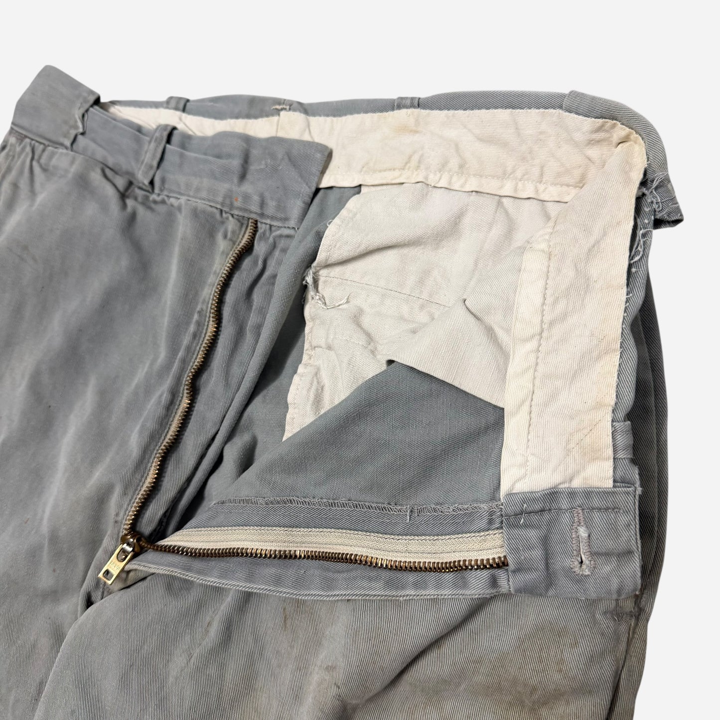 1950s Gray chino work pants (30w)