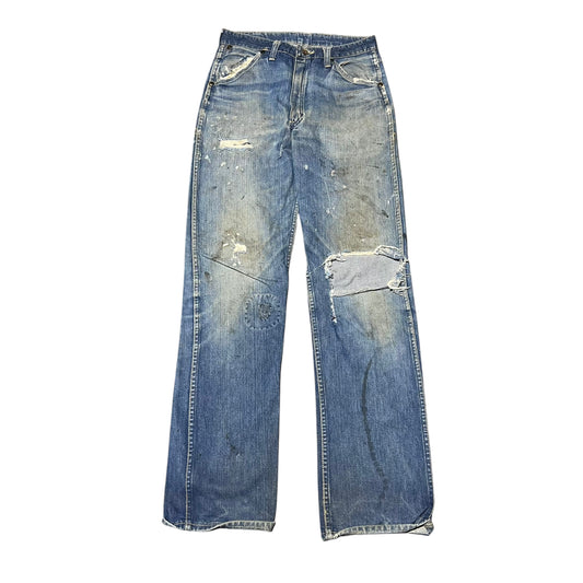 1950s Wrangler Blue Bell distressed denim jeans (29w)