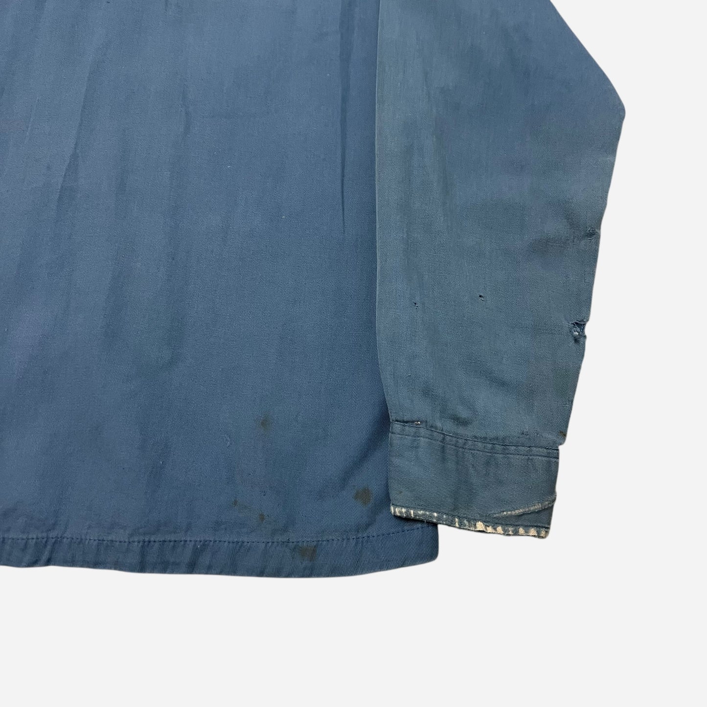 1940s Blue cotton work shirt (L)