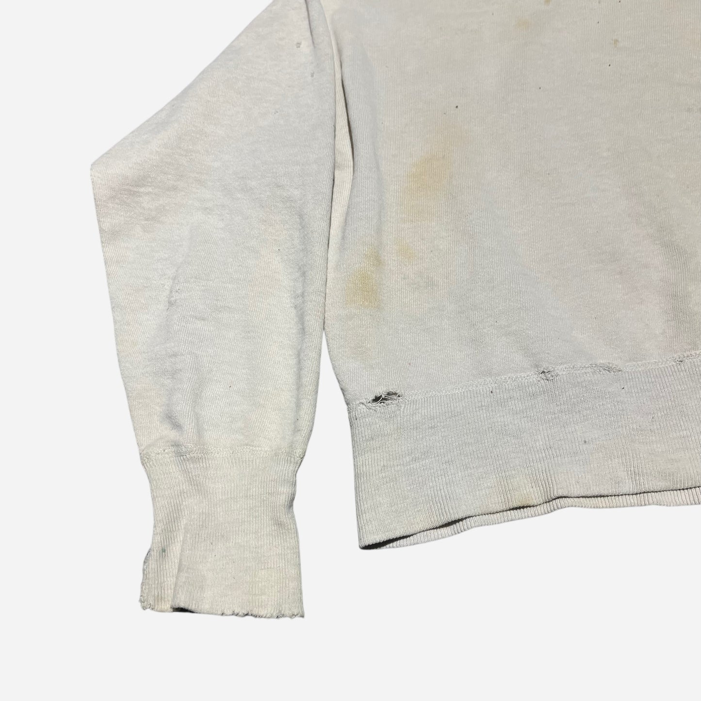 1940s 1950s Gray two toned boxy sweatshirt (S)