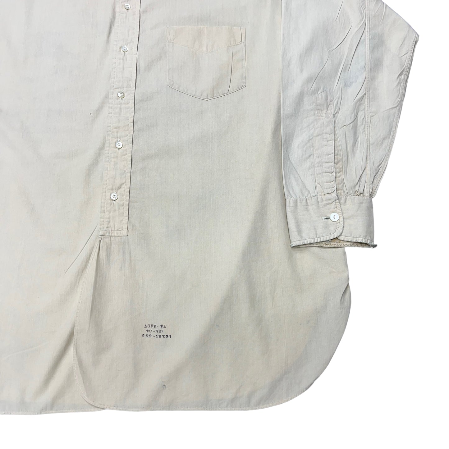 1930s White dress shirt (L/XL)