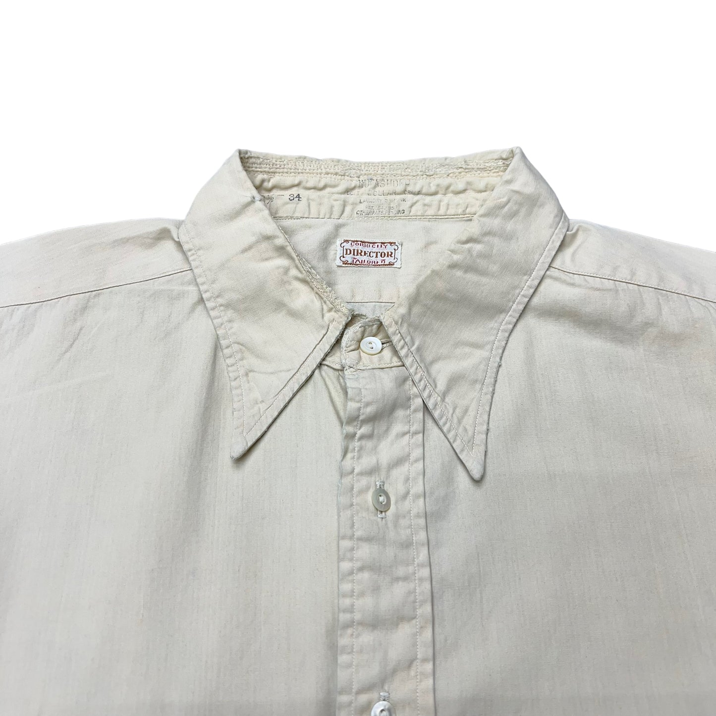 1930s White dress shirt (L/XL)