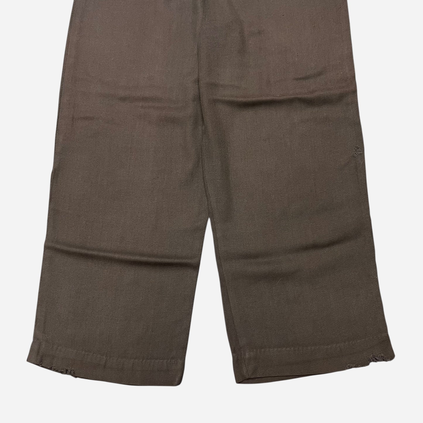 1940s WWII US Army women’s cotton/rayon brown side button uniform pants (25w)