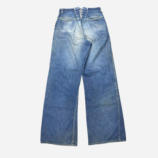 1940s Anvil lace back denim jeans (30w)
