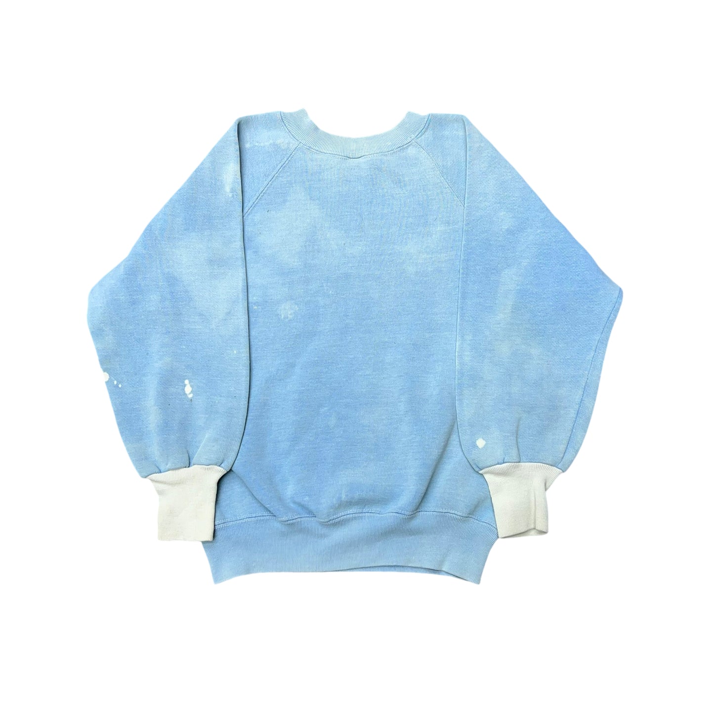 1970s “Antarctica” baby blue two tone sweat shirt (S)