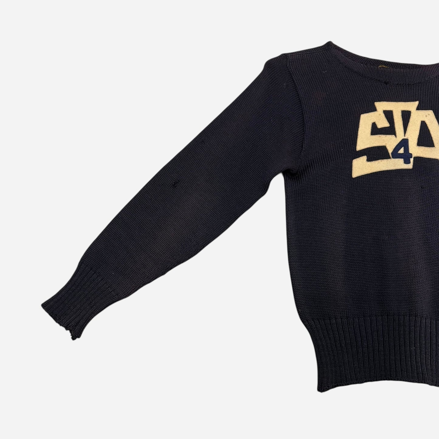 1920s 1930s Purple wool knit sun faded sweater (XS)