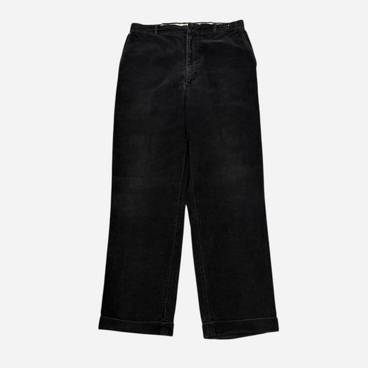 1950s Black corduroy pants (30w)