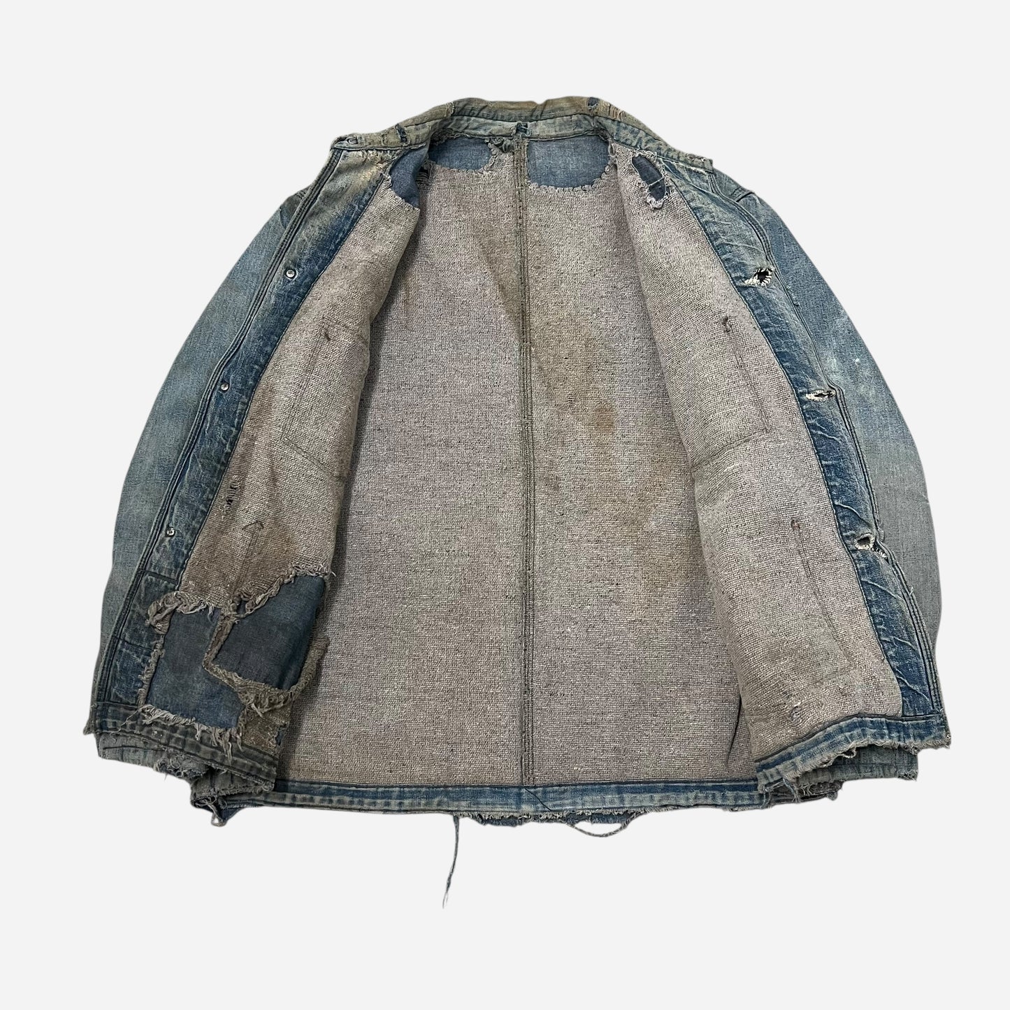 1940s Montgomery Ward denim chore jacket (L)