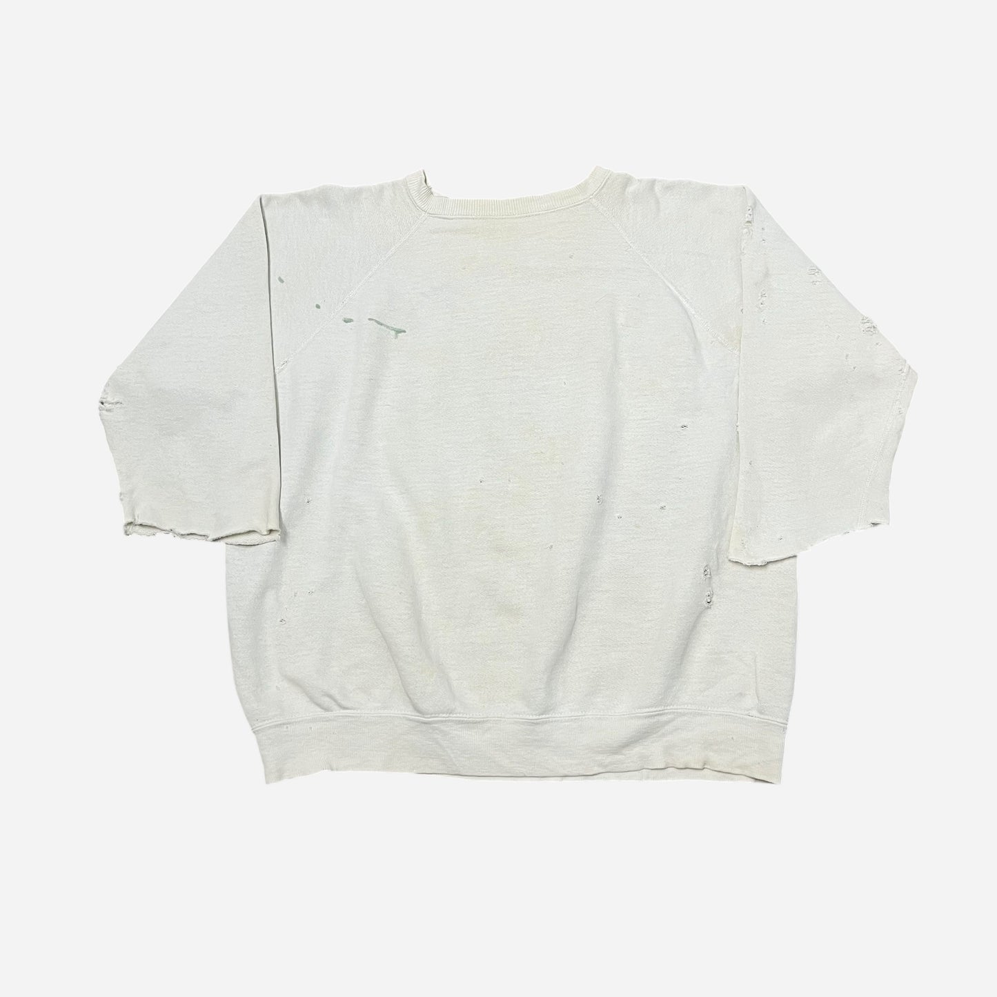 1950s White cut off sweatshirt (XL)