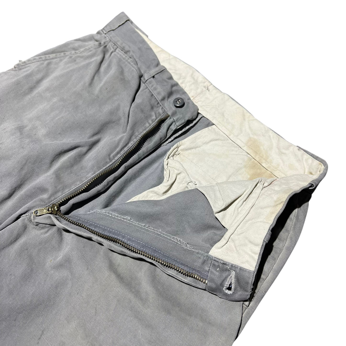 1950s Gray chino work pants (30w)