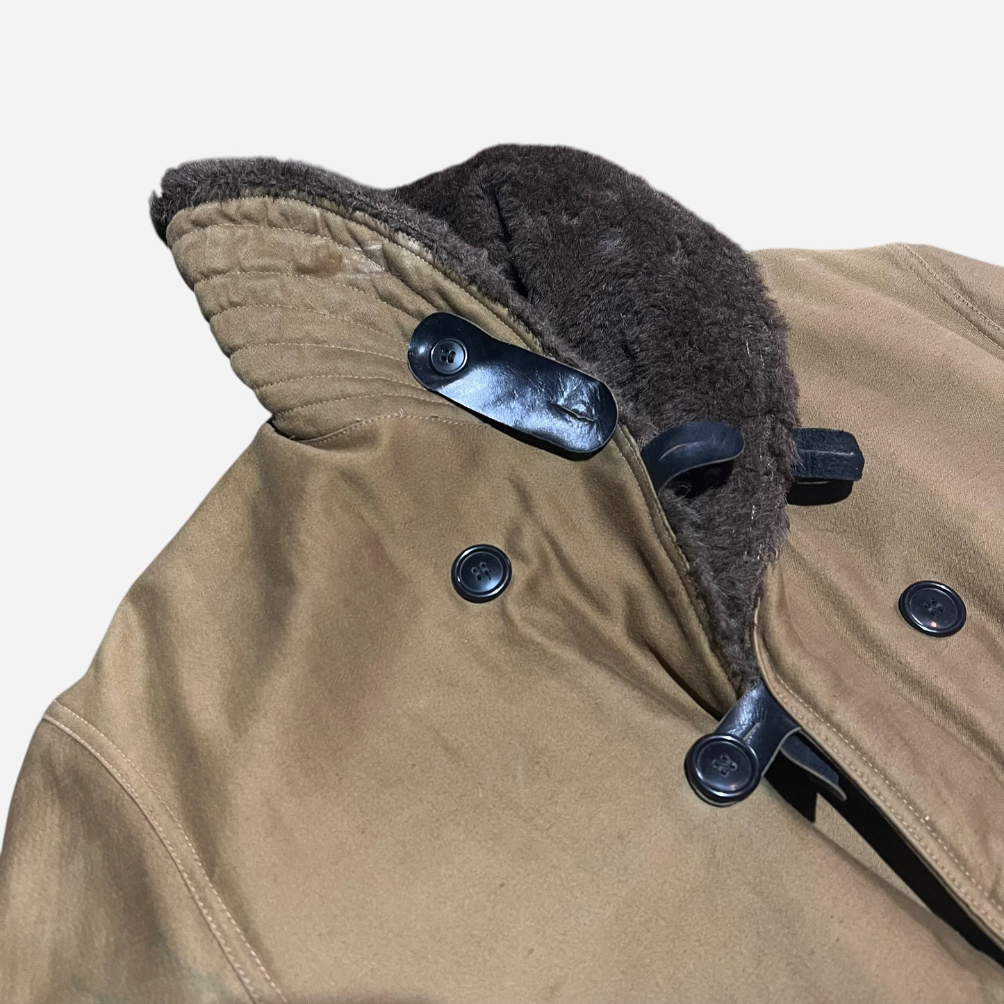 1930s USMC barnstormer double breasted alpaca coat (L/XL)