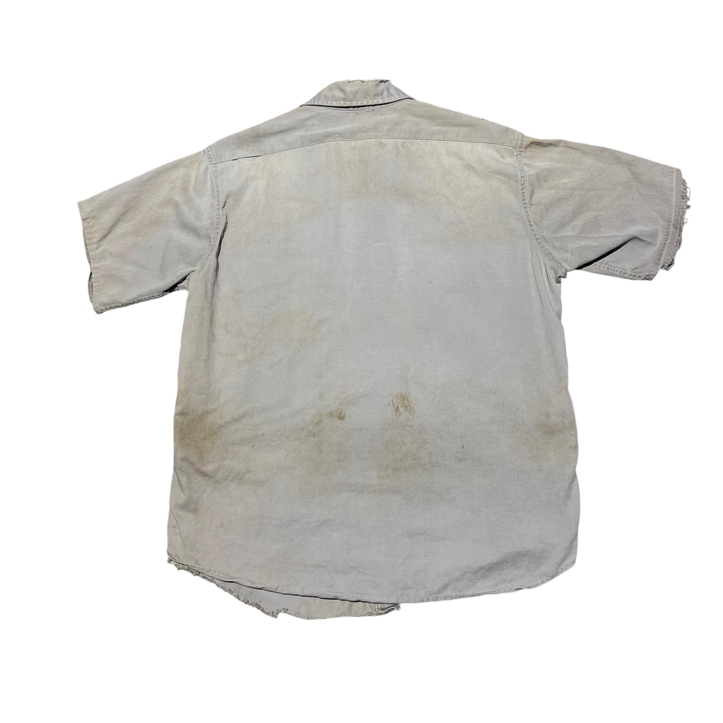 1950s Trenton grey cotton work shirt (M/L)