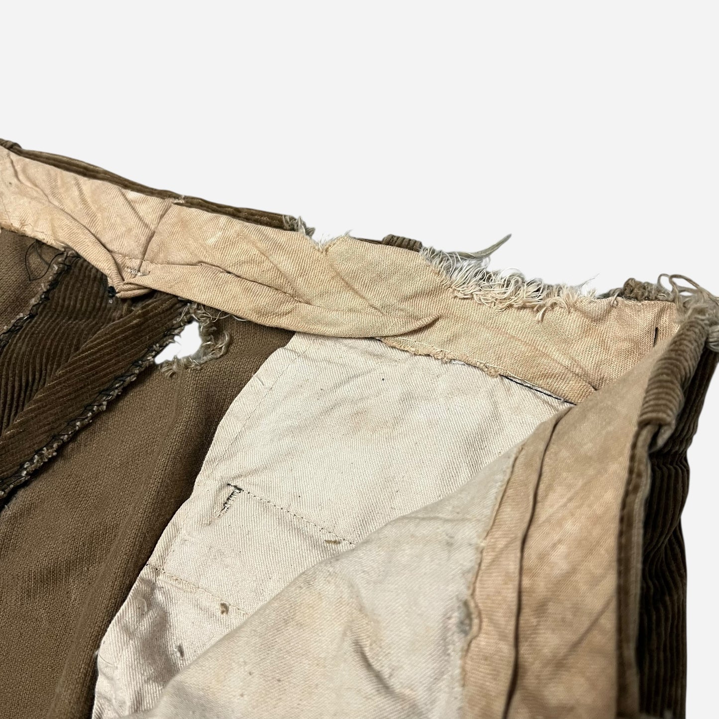 1940s Brown heavy corduroy work pants (32w)