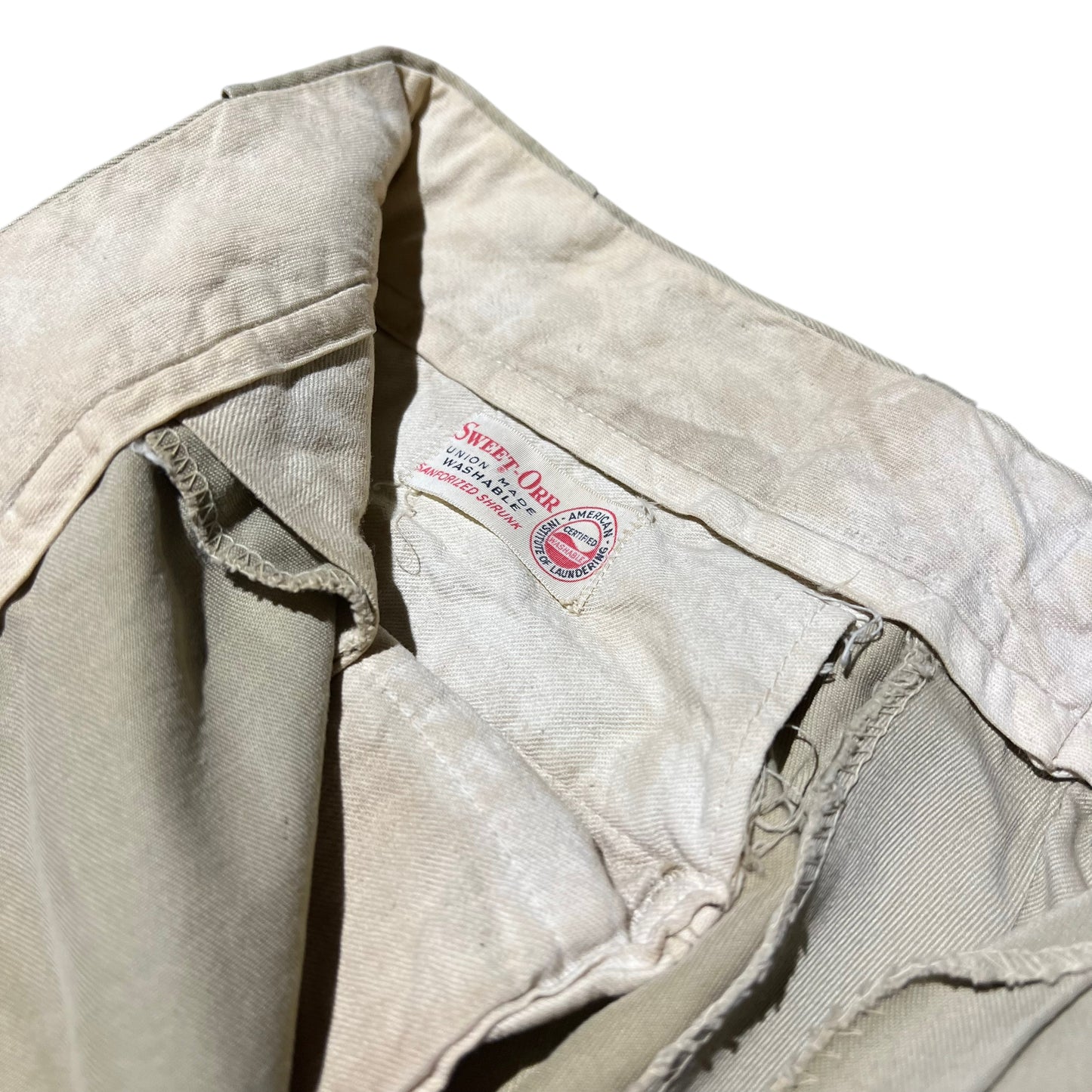 1960s Sweet Orr khaki chino work pants (32w)