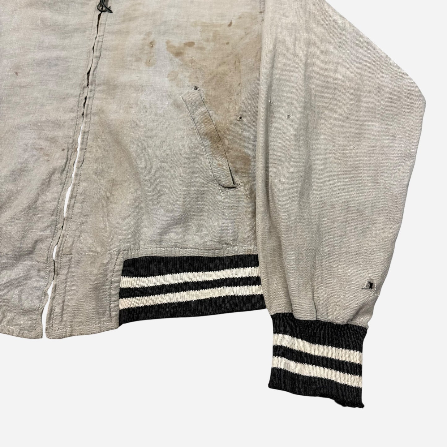 1950s Gray chambray jacket (M/L)