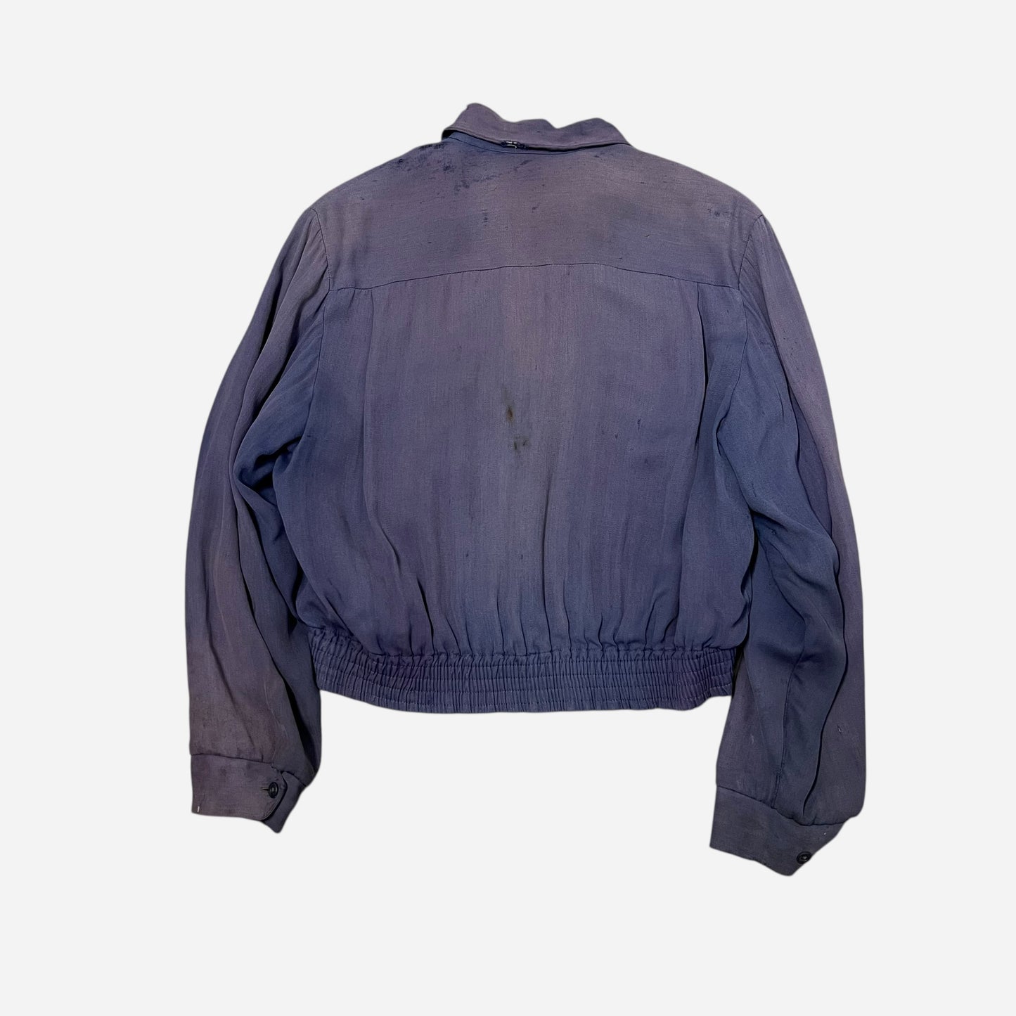 1950s Sun faded purple rayon jacket (M)