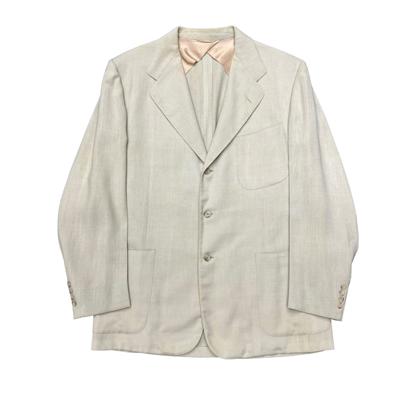 1940s Palm Beach linen summer jacket (L)