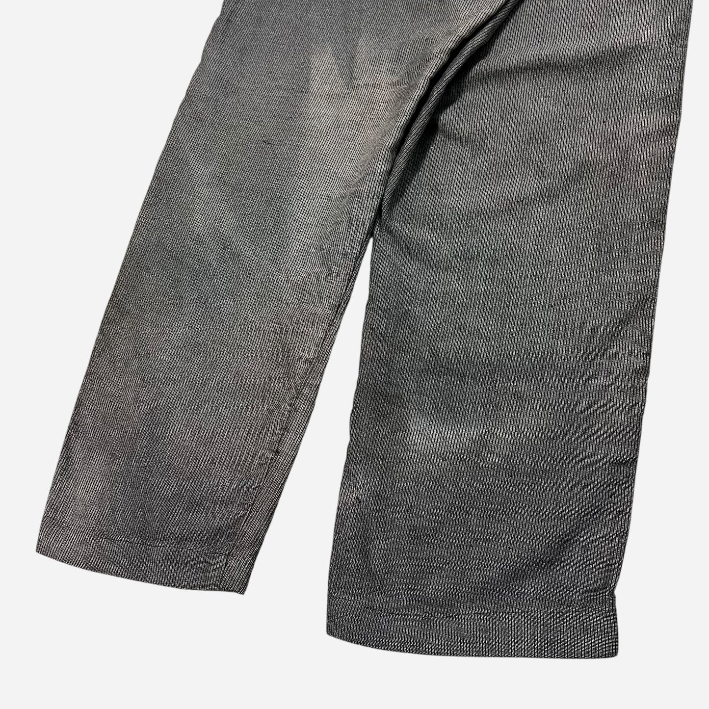 1940s Stifel Ironclad moleskin salt & pepper button fly work pants (30w)