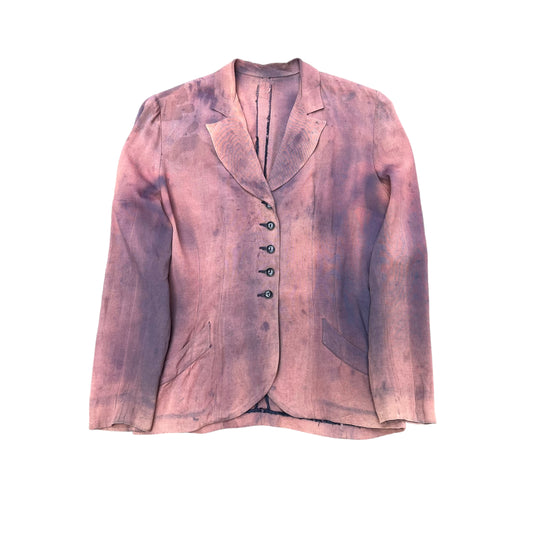 1940s Women’s purple faded rayon blazer (S/M)