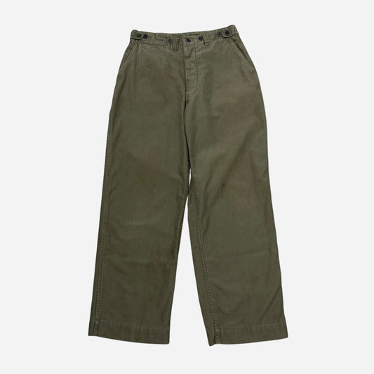 1940s WWII 13 star M-1943 US Army field trousers (30w)